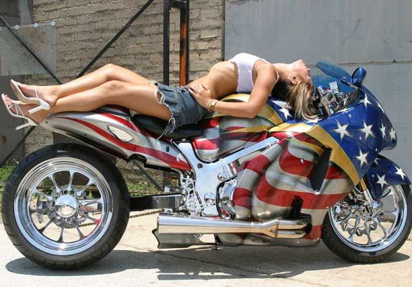 holky a moto